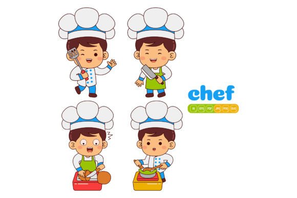 Cute Chef Boy Vector Pack 01: A Strategic Asset for Visual Communication