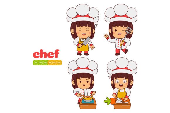 Cute Chef Girl Vector Pack 02: A Comprehensive Evaluation for Design Projects