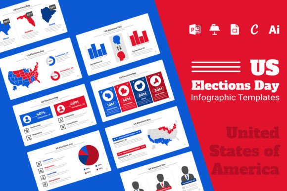 Enhance Your Election Coverage with US Elections Infographic Templates