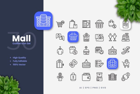 Evaluating the Mall Icons Set for Visual Design Projects
