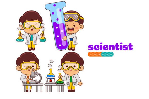 Finding the Right Visual Assets: Evaluating the Cute Scientist Boy Vector Pack 01