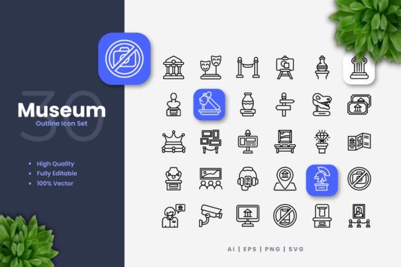 Museum Icons: The Timeless Vector Collection for Modern Digital Expression