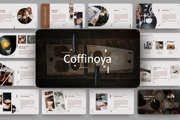 Step into the World of COFFINOYA Coffeeshop Presentation Design