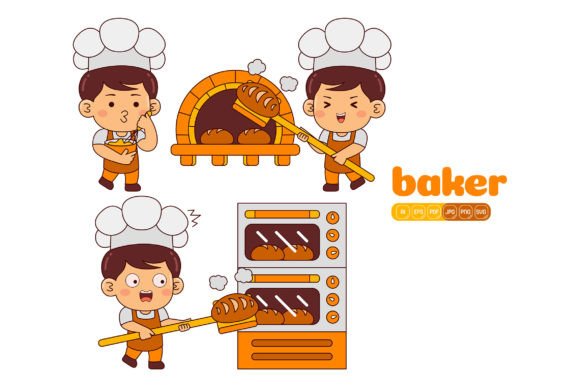 The Cute Baker Boy Vector Pack 02: A Practical Evaluation for Design Projects
