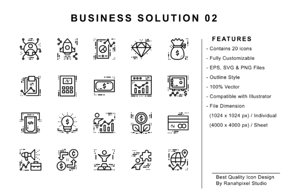 The Visual Language of Business: How Outline Icons Communicate, Simplify, and Enhance Modern Solutions