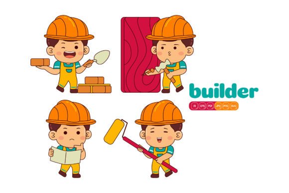 Unlocking Brand Creativity: A Comprehensive Guide to the Cute Builder Boy Vector Pack