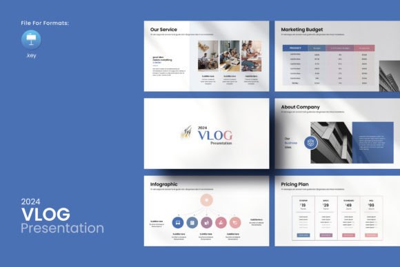 Vlog Keynote Presentation Template: Elevating Professional Storytelling